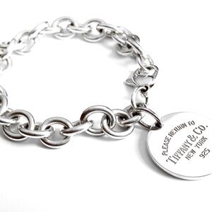 TIFFANY & Co. Round Dog Tag Bracelet